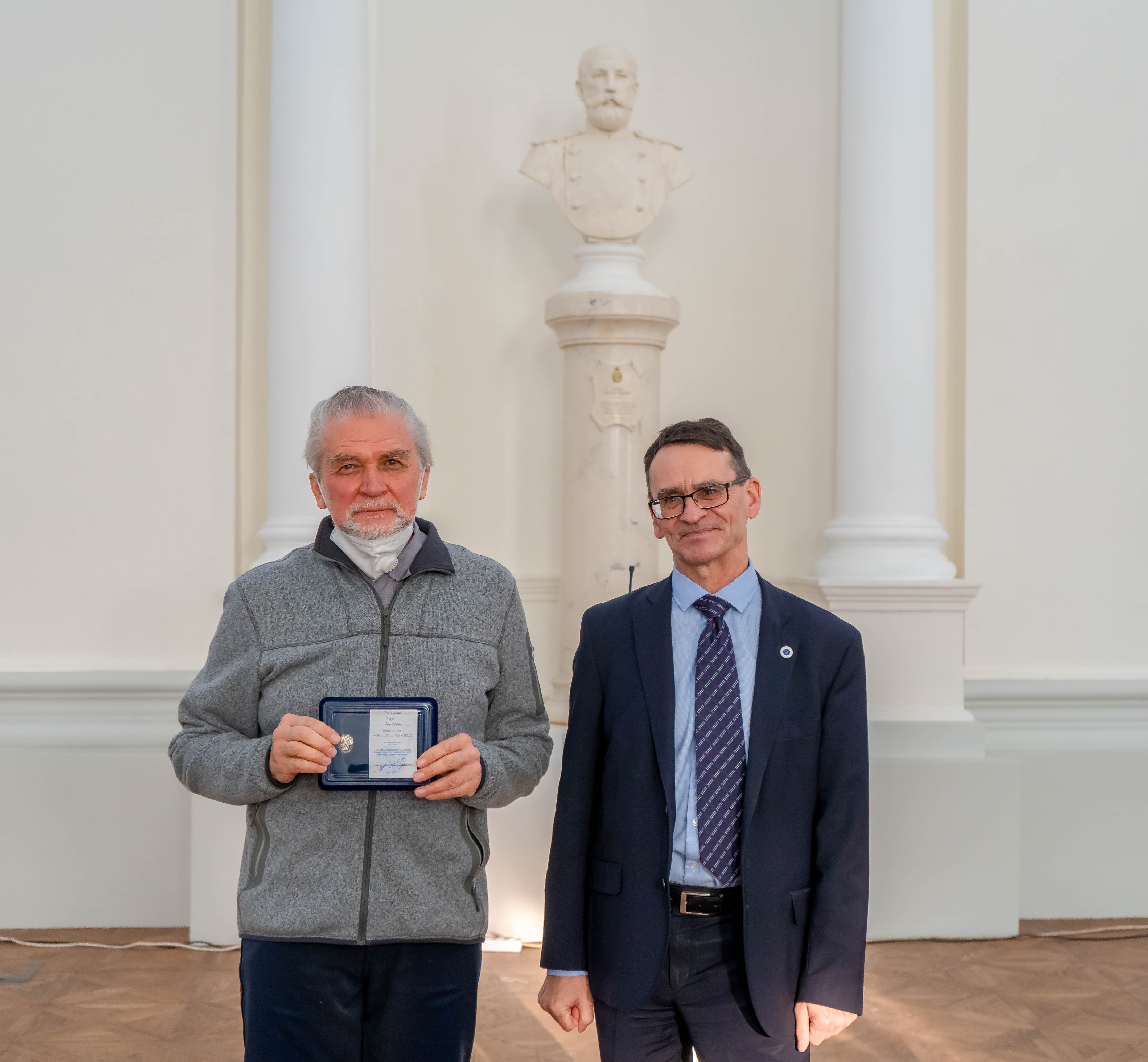 Награждение в честь 125-летия университета Филимонова Андрей Матвеевич